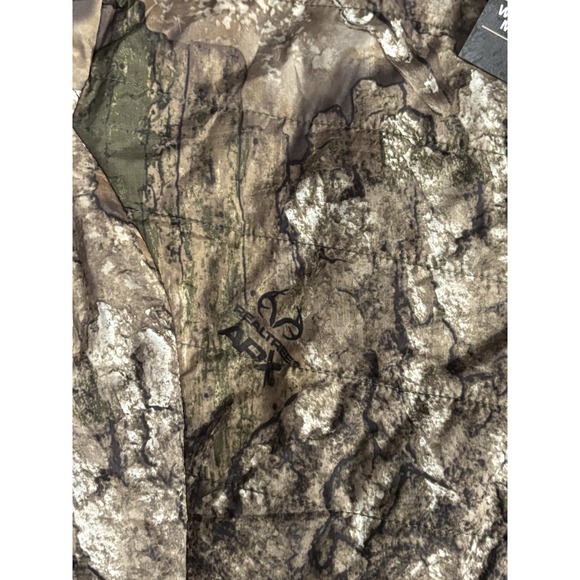 Real Tree Coat Womens Extra Large Magellan Camouflage Puffer Green Reversible - Picture 3 of 5
